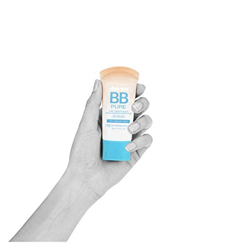 Maybelline Makeup Dream Pure BB Cream, Medium/Deep Skintones, BB Cream Face Makeup, 1 fl oz