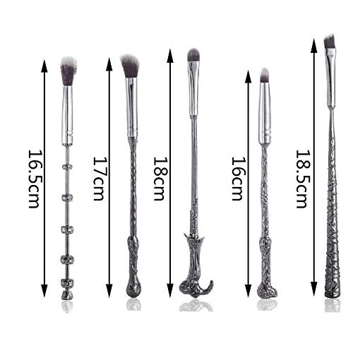 Set De Brochas De Harry Potter (5 Pzas) (Silver)