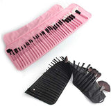 MONZÓ, Set Profesional de Brochas para Maquillaje 32 Piezas (Rosa)