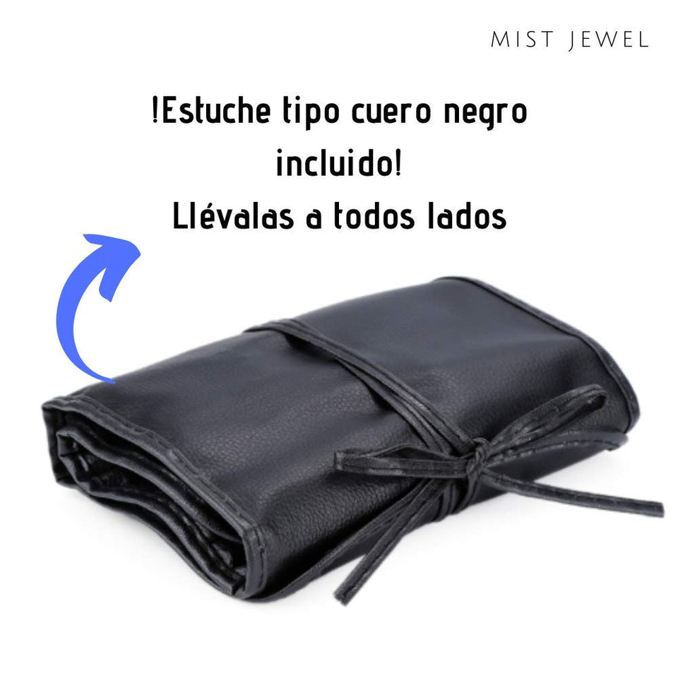 Kit Set de brochas de maquillaje profesional de 32 piezas | Base Makeup Professional, pinceles de madera, suaves brocha belleza mujer con estuche
