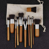 okasis Pinceles de maquillaje, Kit de brochas de maquillaje profesional de 12 piezas set,Base Maquillaje Professional,Suaves Brochas de maquillaje con bolsa de almacenamiento (12 Piezas)
