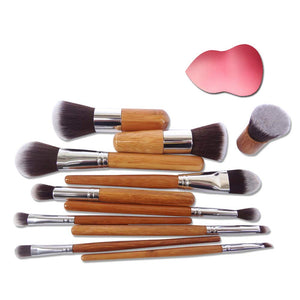 okasis Pinceles de maquillaje, Kit de brochas de maquillaje profesional de 12 piezas set,Base Maquillaje Professional,Suaves Brochas de maquillaje con bolsa de almacenamiento (12 Piezas)