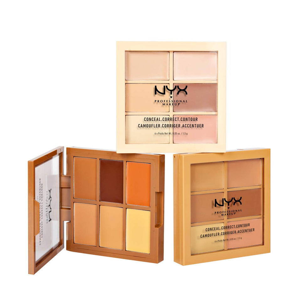 Paleta de correctores Nyx Professional Makeup, Tono Deep