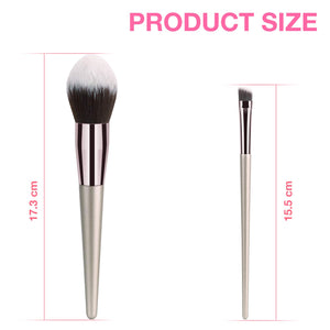 VACNITE Set de Brochas Maquillaje Profesional 9 Piezas