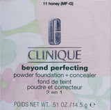 Clinique Beyond Perfecting Powder Foundation+Concealer #11 Honey(MF-G) - Dry Com. To Oily for Women 0.51 oz