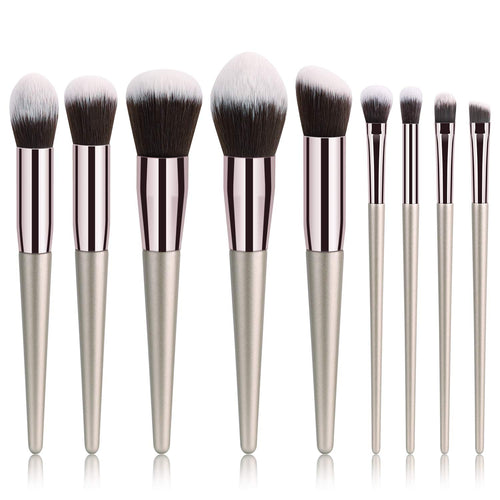 VACNITE Set de Brochas Maquillaje Profesional 9 Piezas