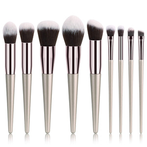 VACNITE Set de Brochas Maquillaje Profesional 9 Piezas